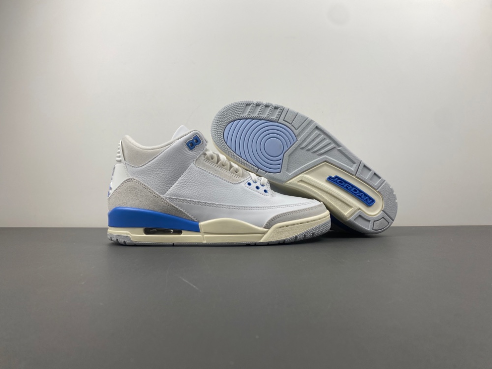 Air Jordan 3 “Lucky Shorts” UNC  CT8532-101