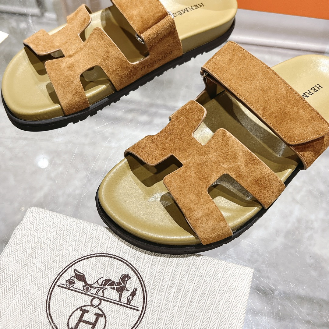 Hermes Chypre Slippers