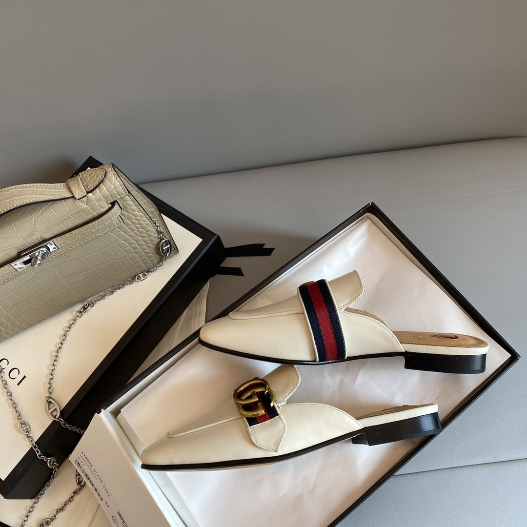 Gucci Leather Slippers