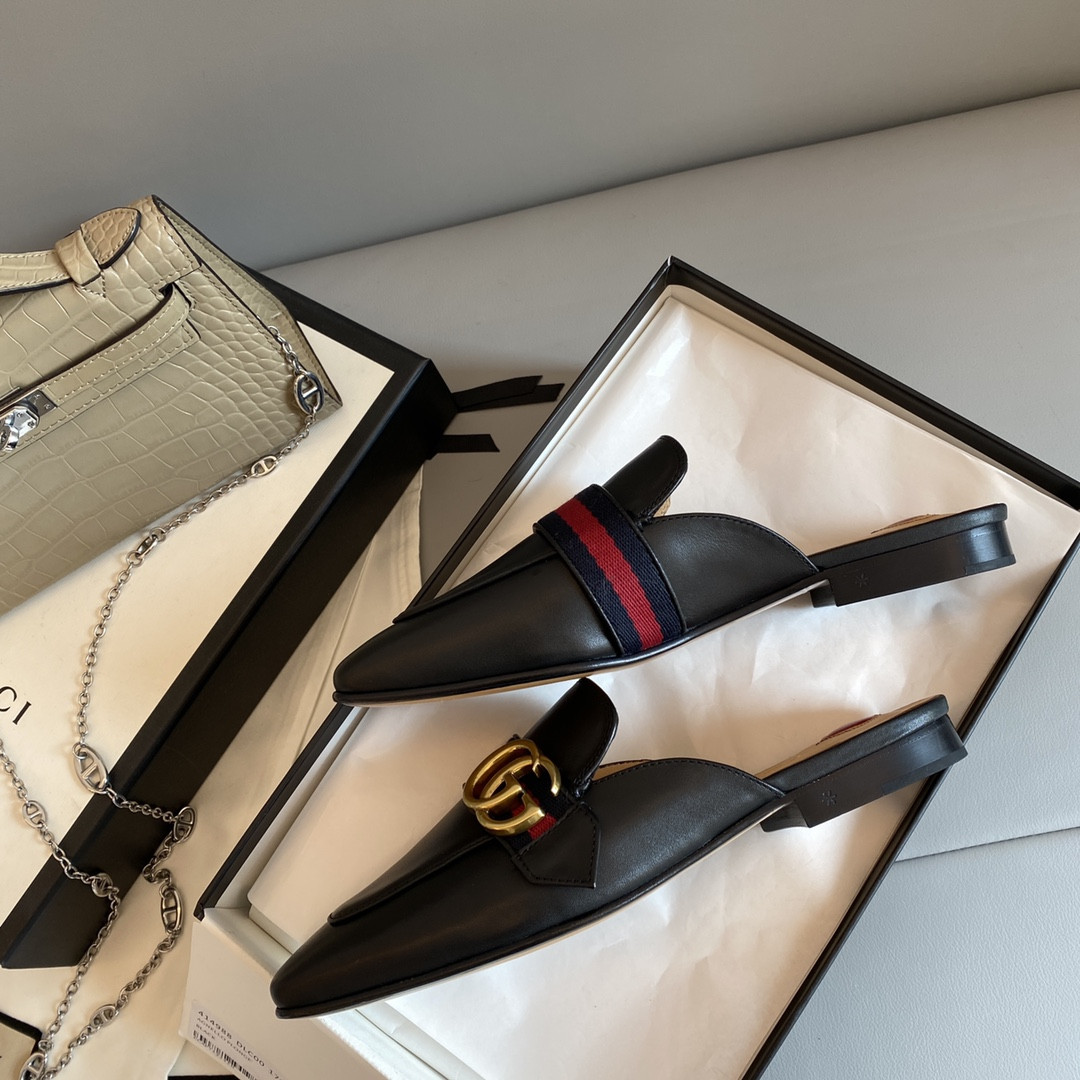 Gucci Leather Slippers