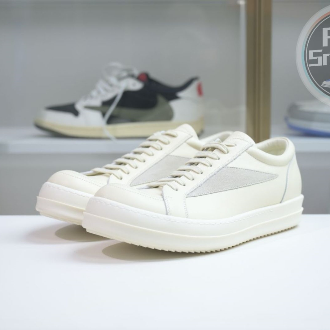 Rick Owens DRKSHDW Low White