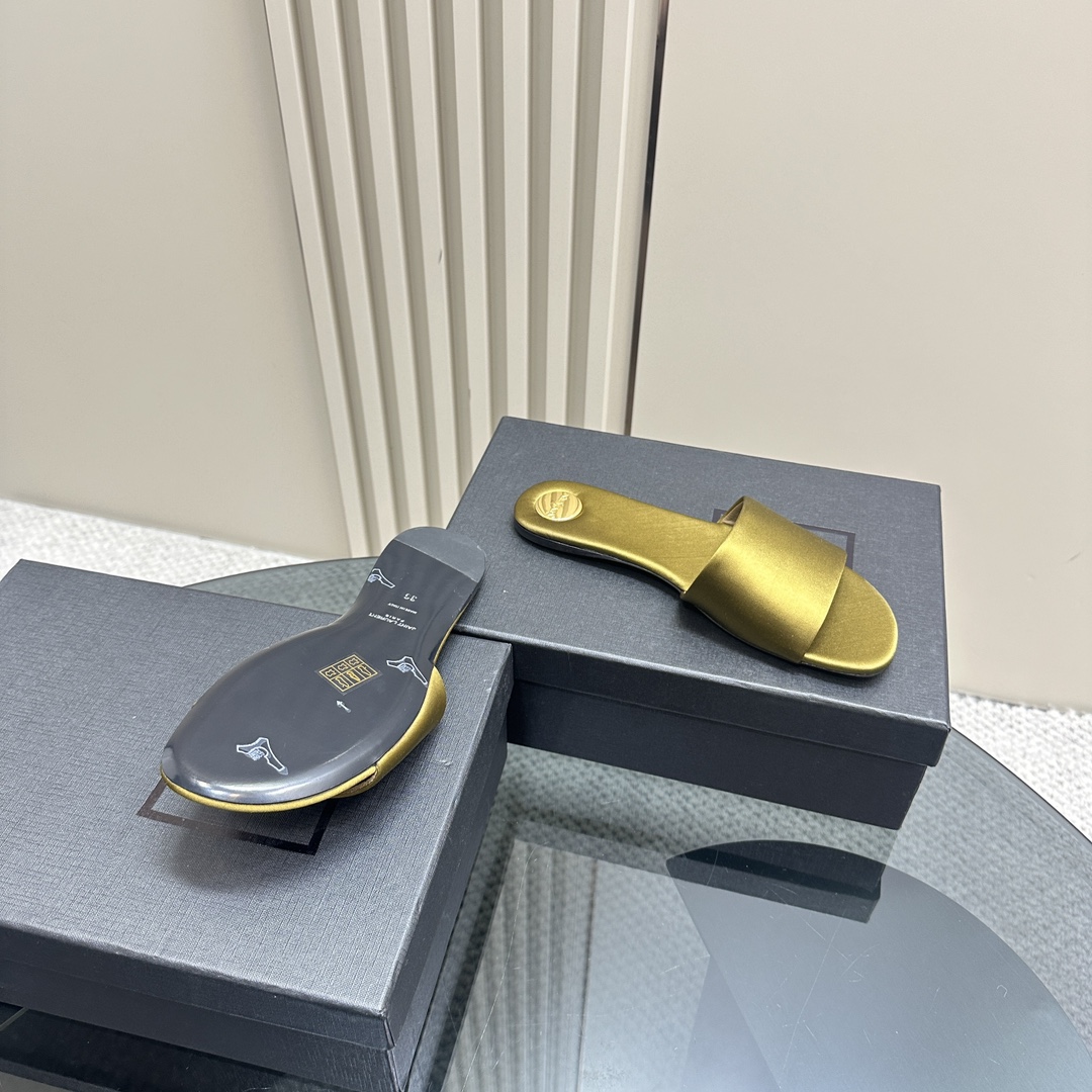 YSL pointed open-toe high heels leopard slippers: 10.5CM size: 35-42 (41.42 custom-made, no return or exchange)