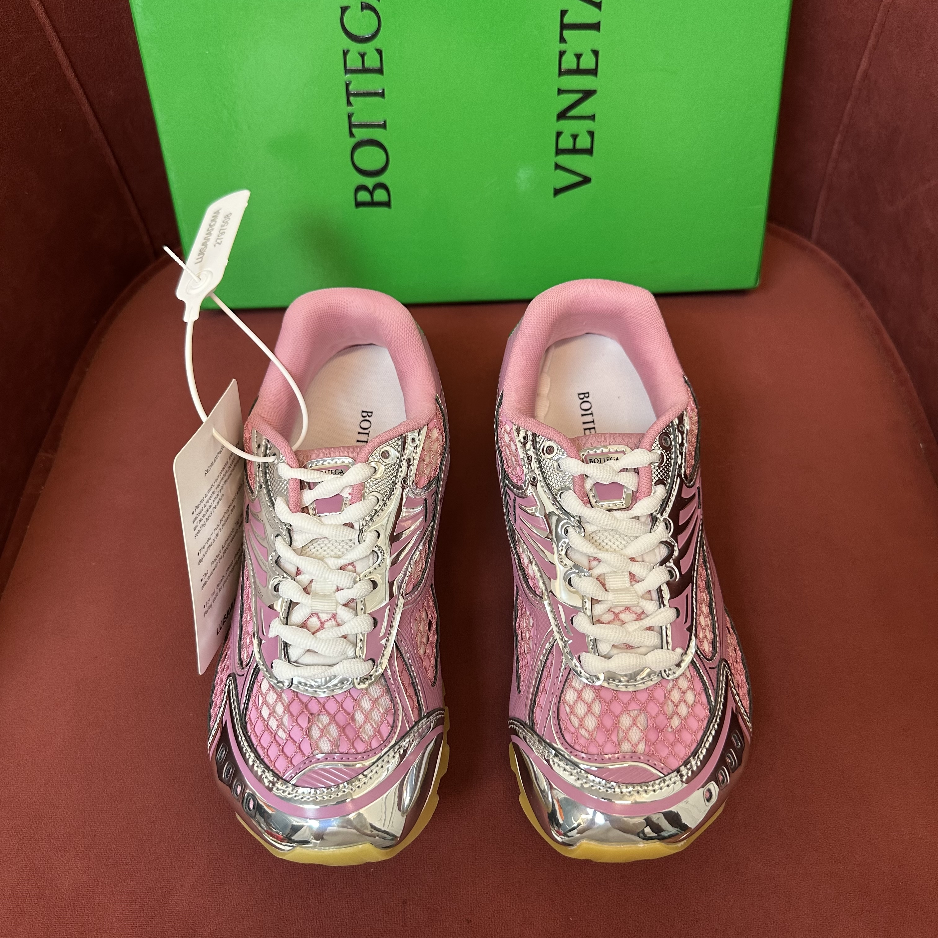 Bottega Veneta Orbit Sneaker Gloss/silver