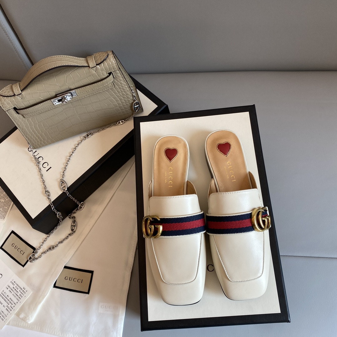 Gucci Leather Slippers