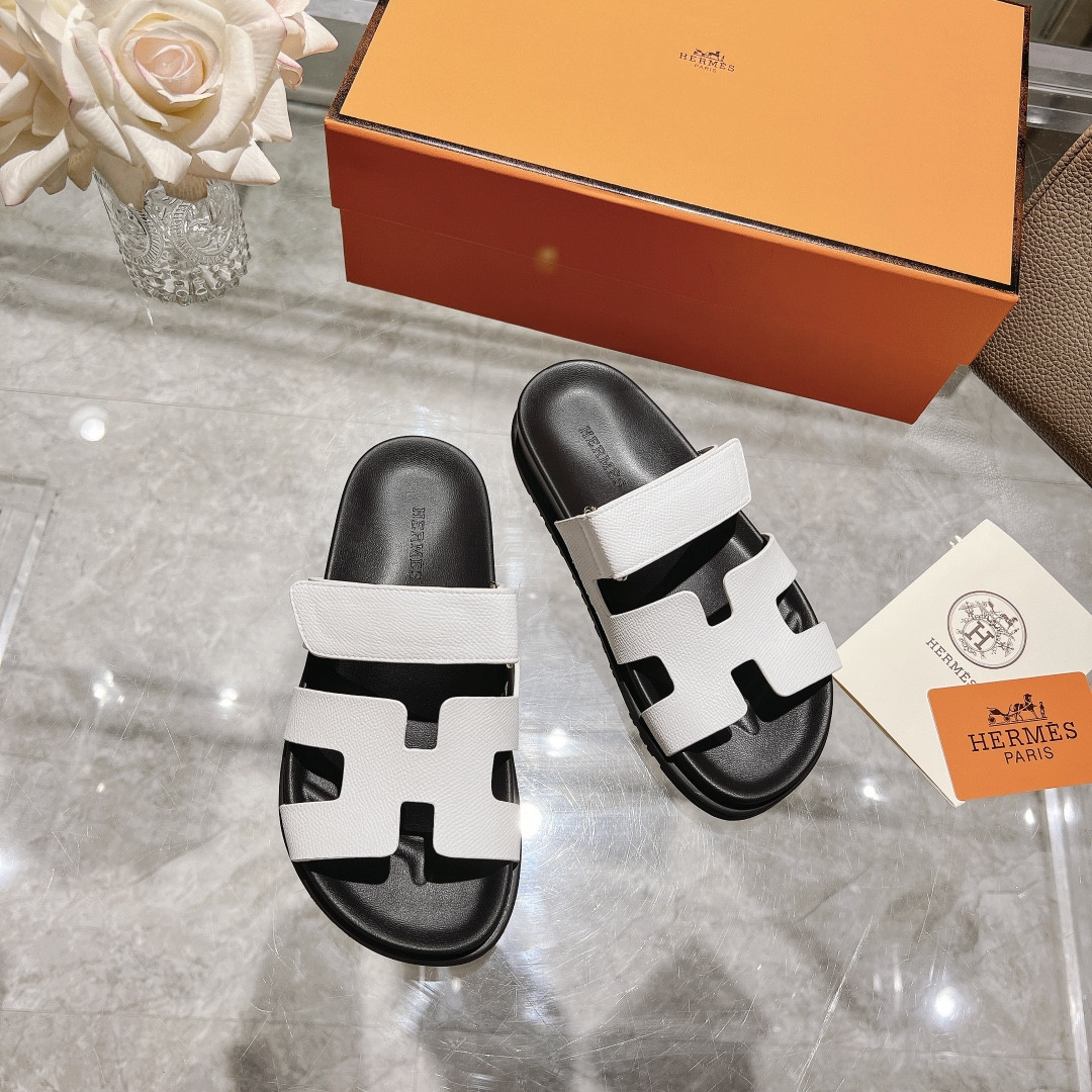 Hermes Chypre Slippers