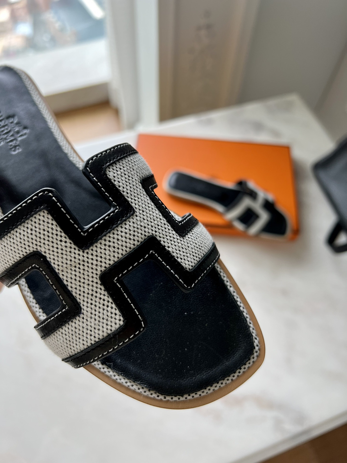Hermes Oran Slippers