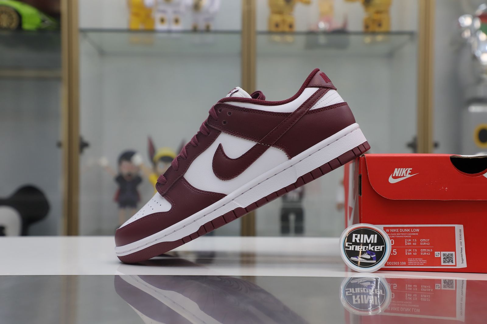 NIKE DUNK LOW BORDEAUX