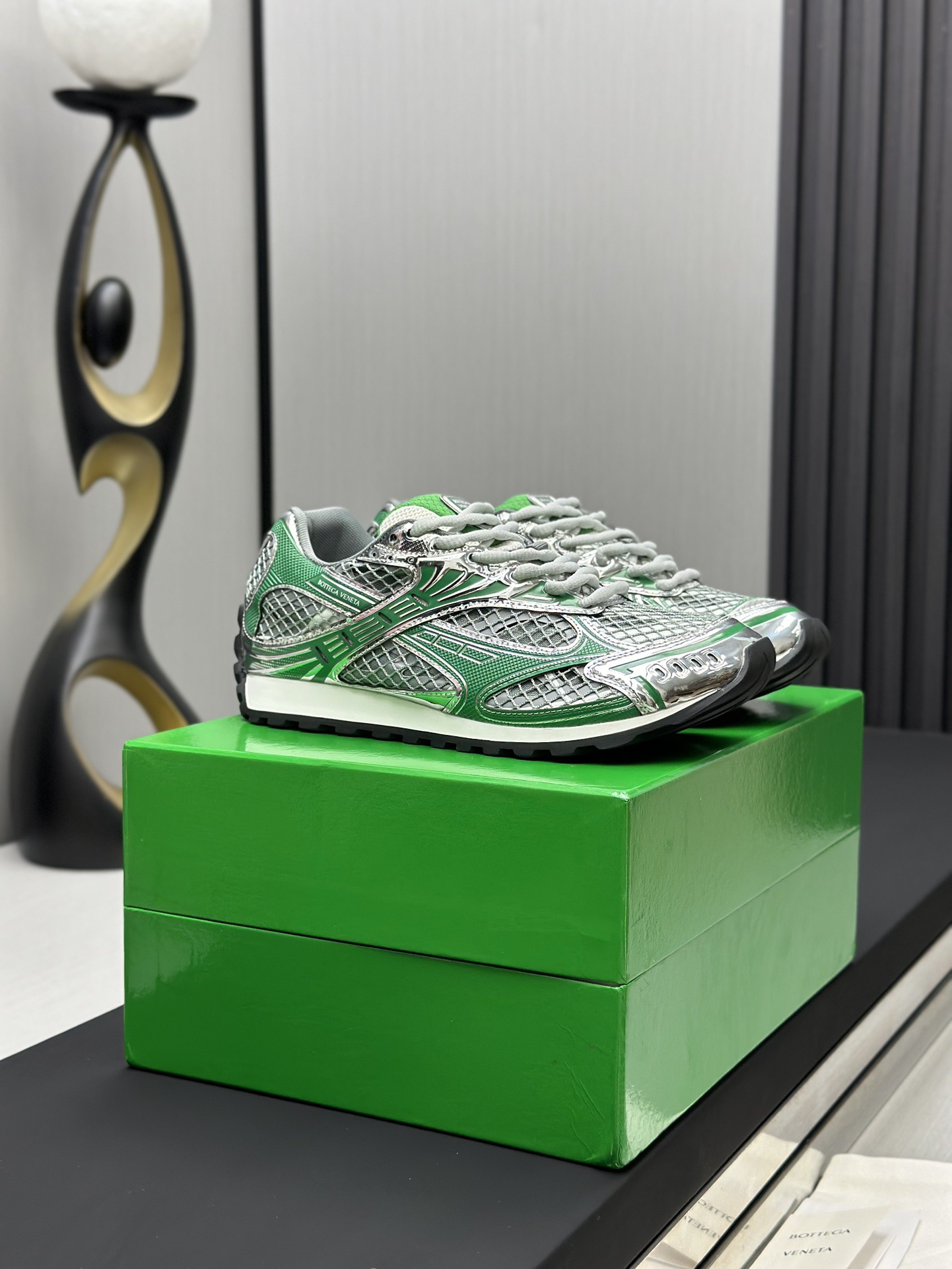 Bottega Veneta Orbit Sneaker Green