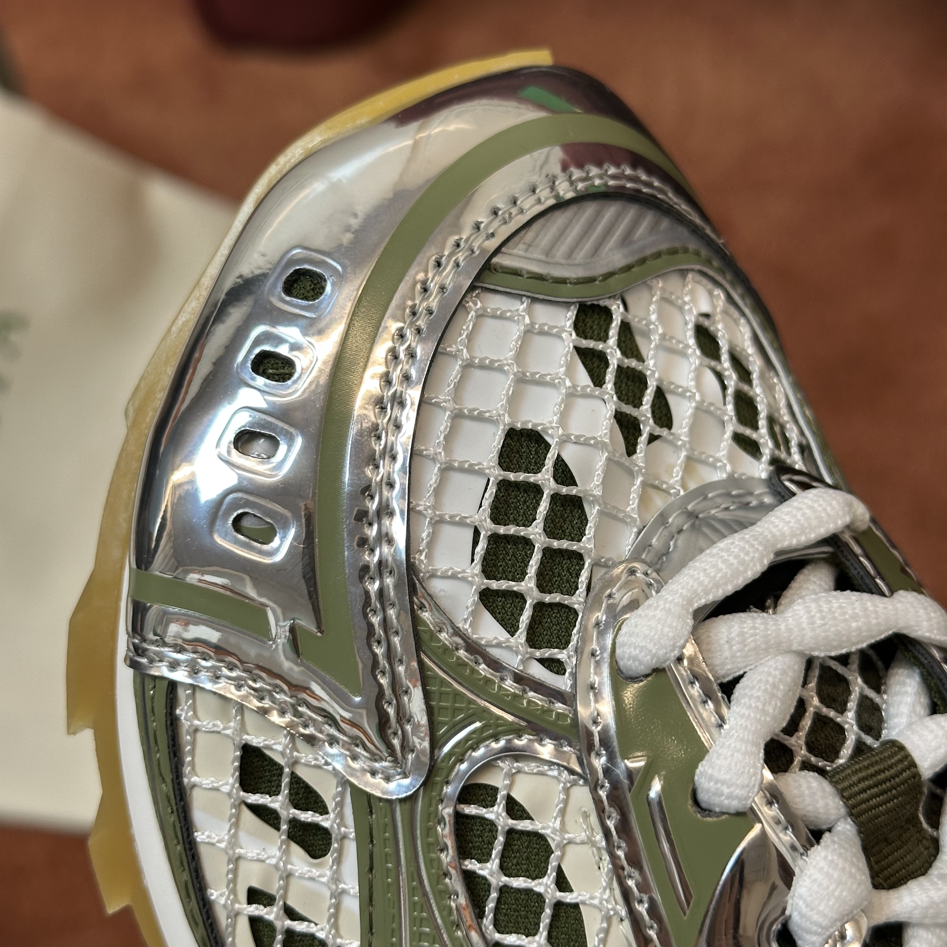 Bottega Veneta Orbit Sneaker Mud/white