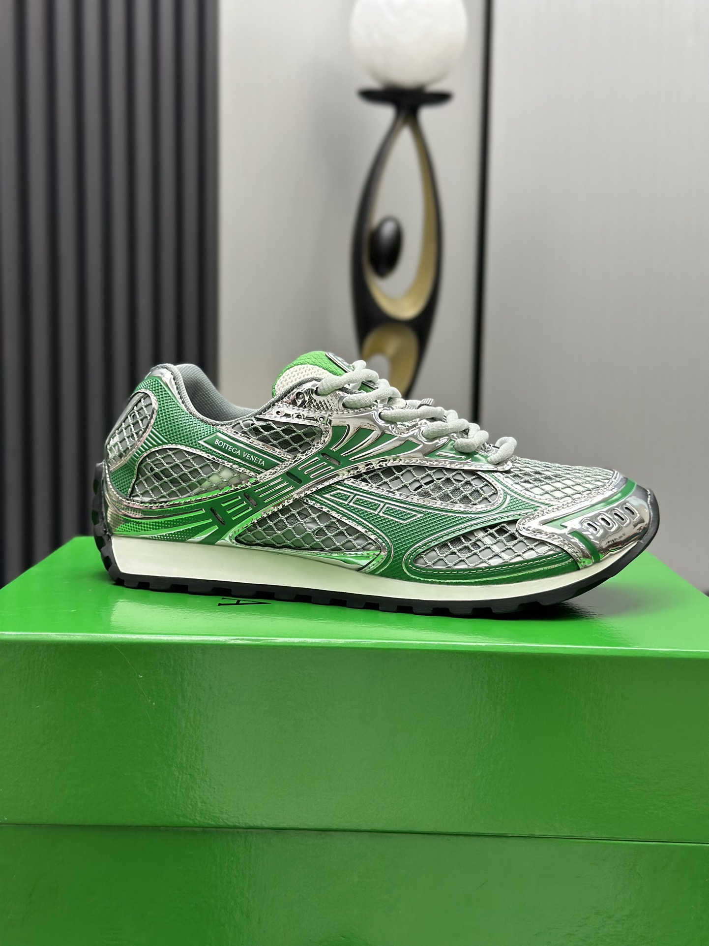 Bottega Veneta Orbit Sneaker Green