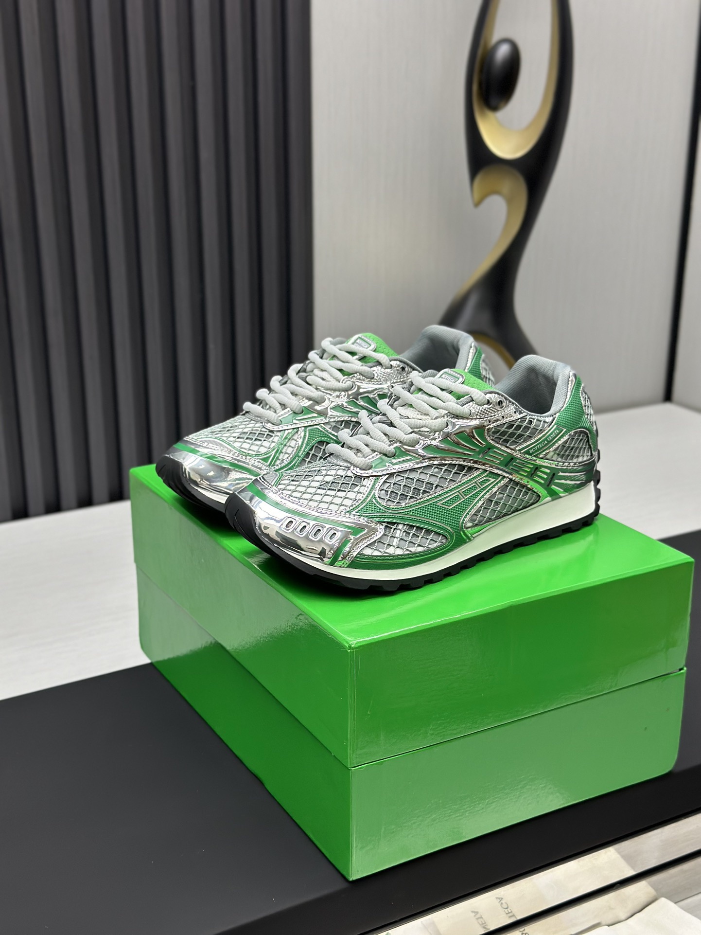 Bottega Veneta Orbit Sneaker Green