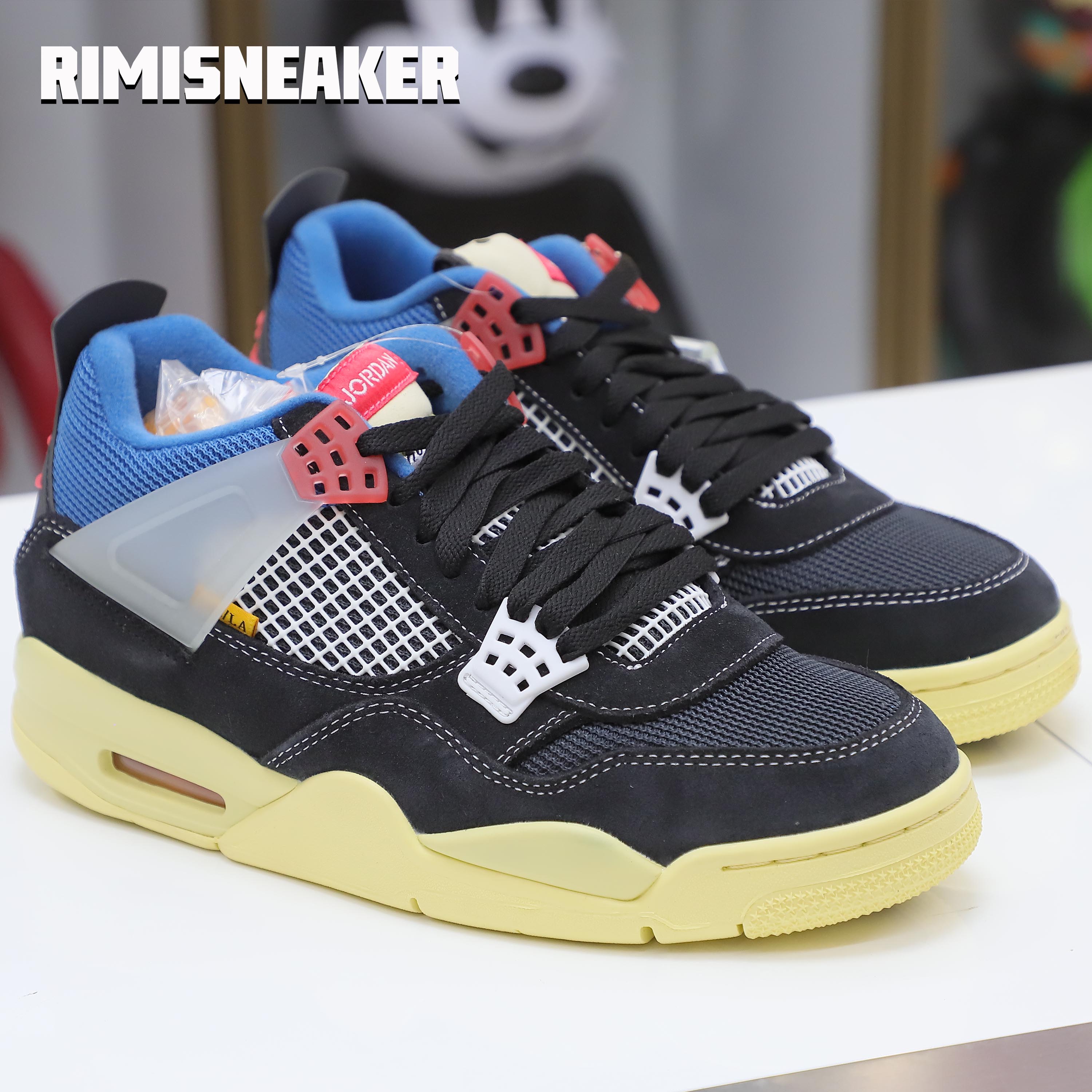 UNION LA X AIR JORDAN 4 RETRO 'OFF NOIR'