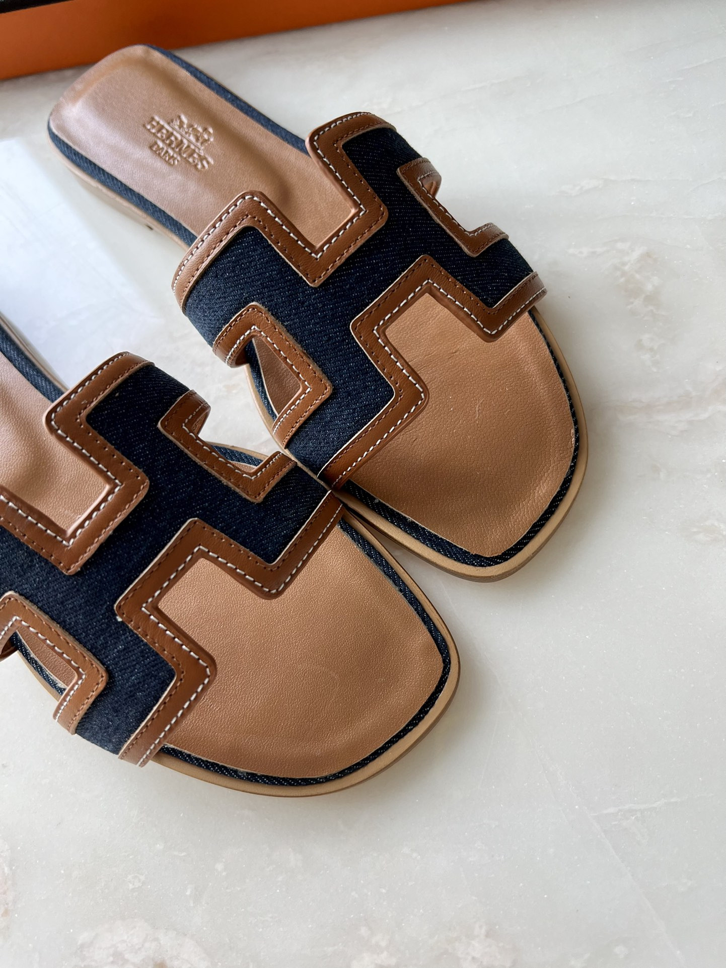 Hermes Oran Slippers