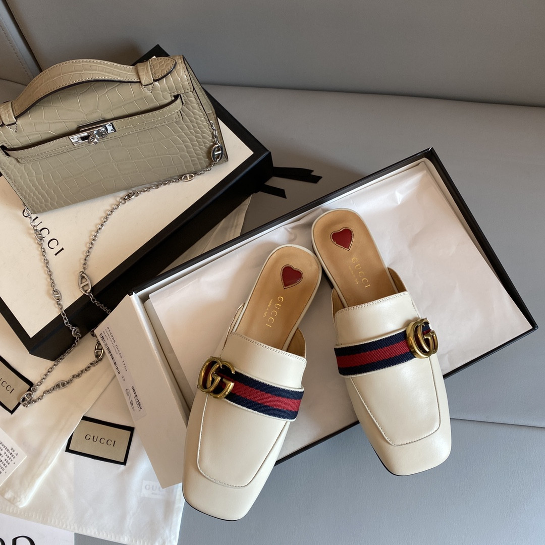 Gucci Leather Slippers
