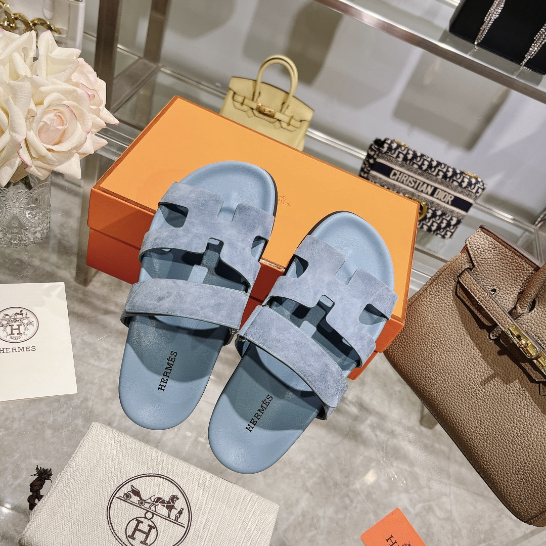 Hermes Chypre Slippers