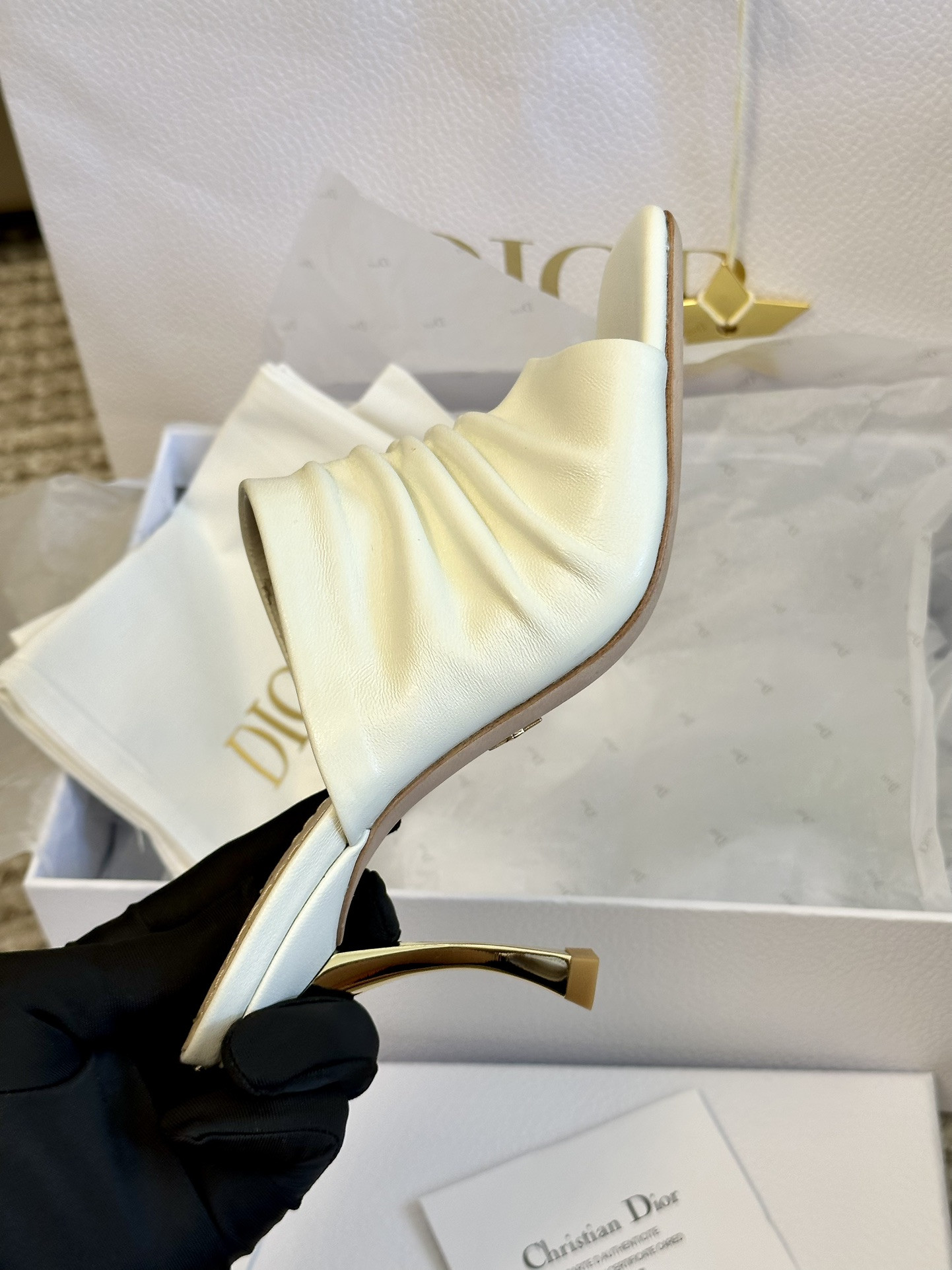 Dior Open Toe Pumps Slippers