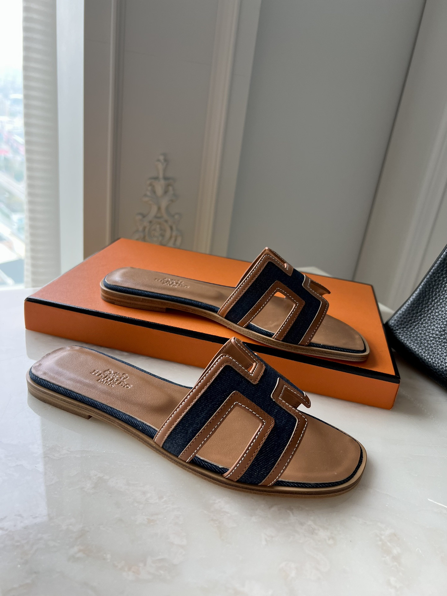 Hermes Oran Slippers