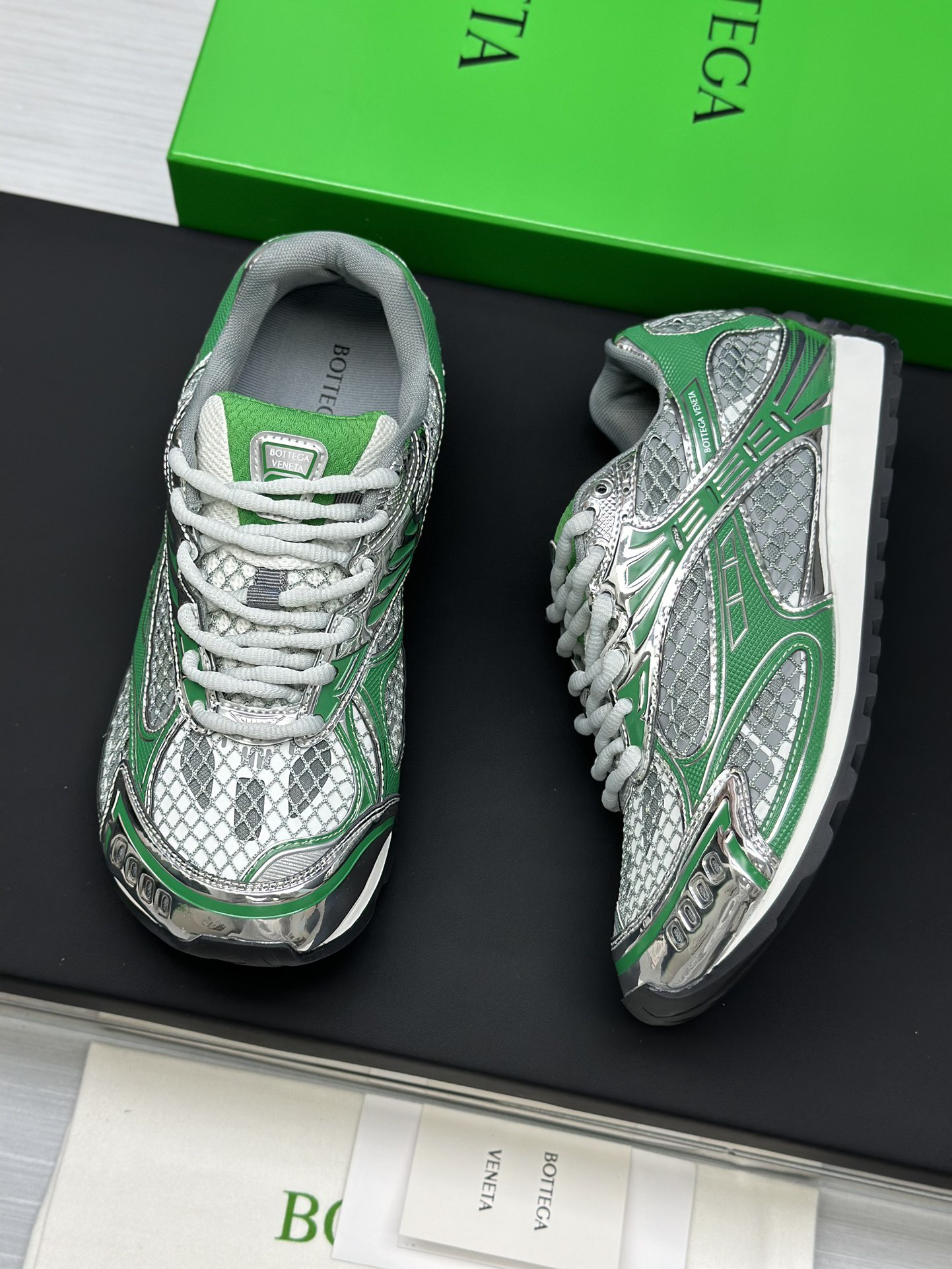 Bottega Veneta Orbit Sneaker Green