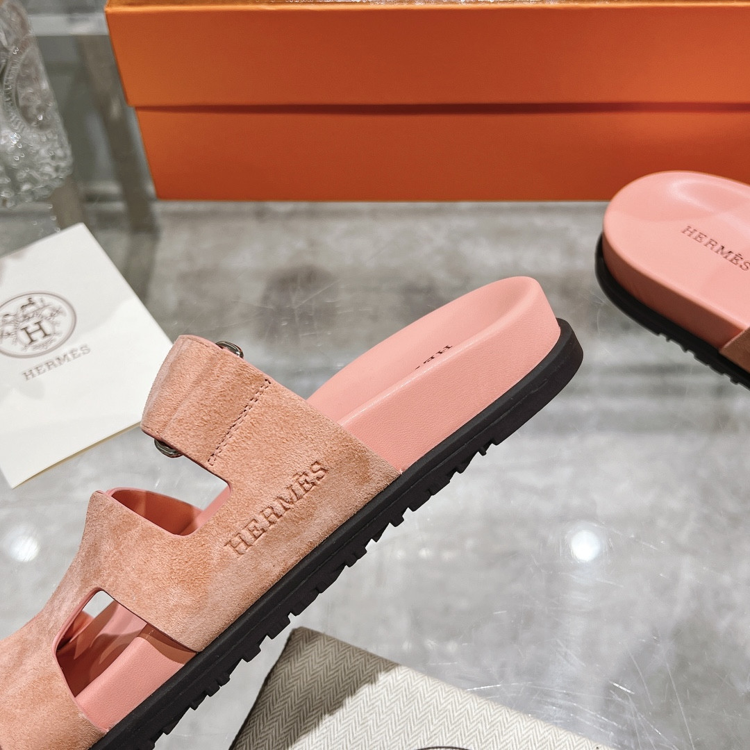 Hermes Chypre Slippers