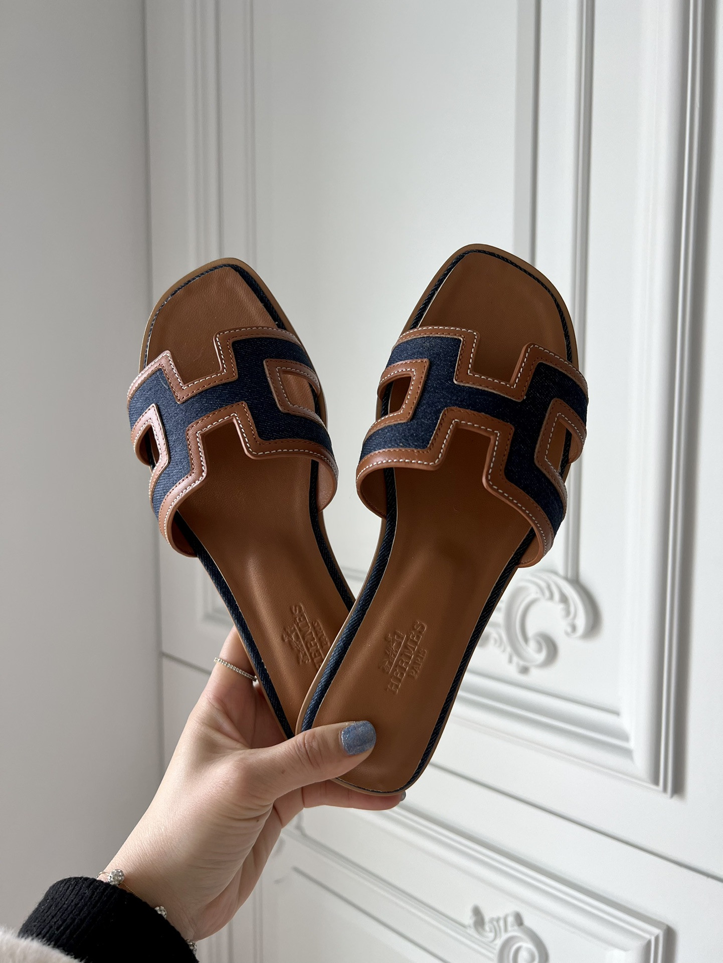 Hermes Oran Slippers