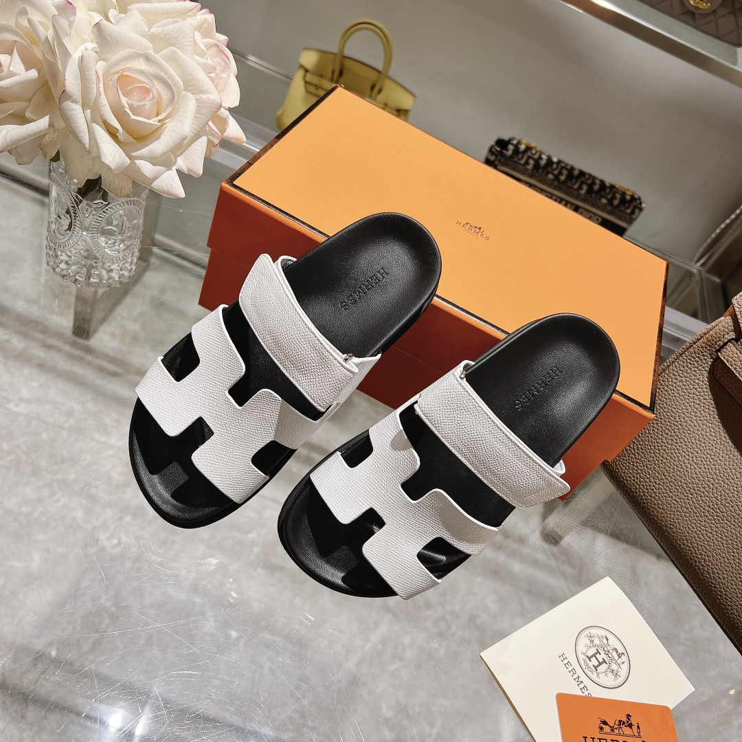 Hermes Chypre Slippers