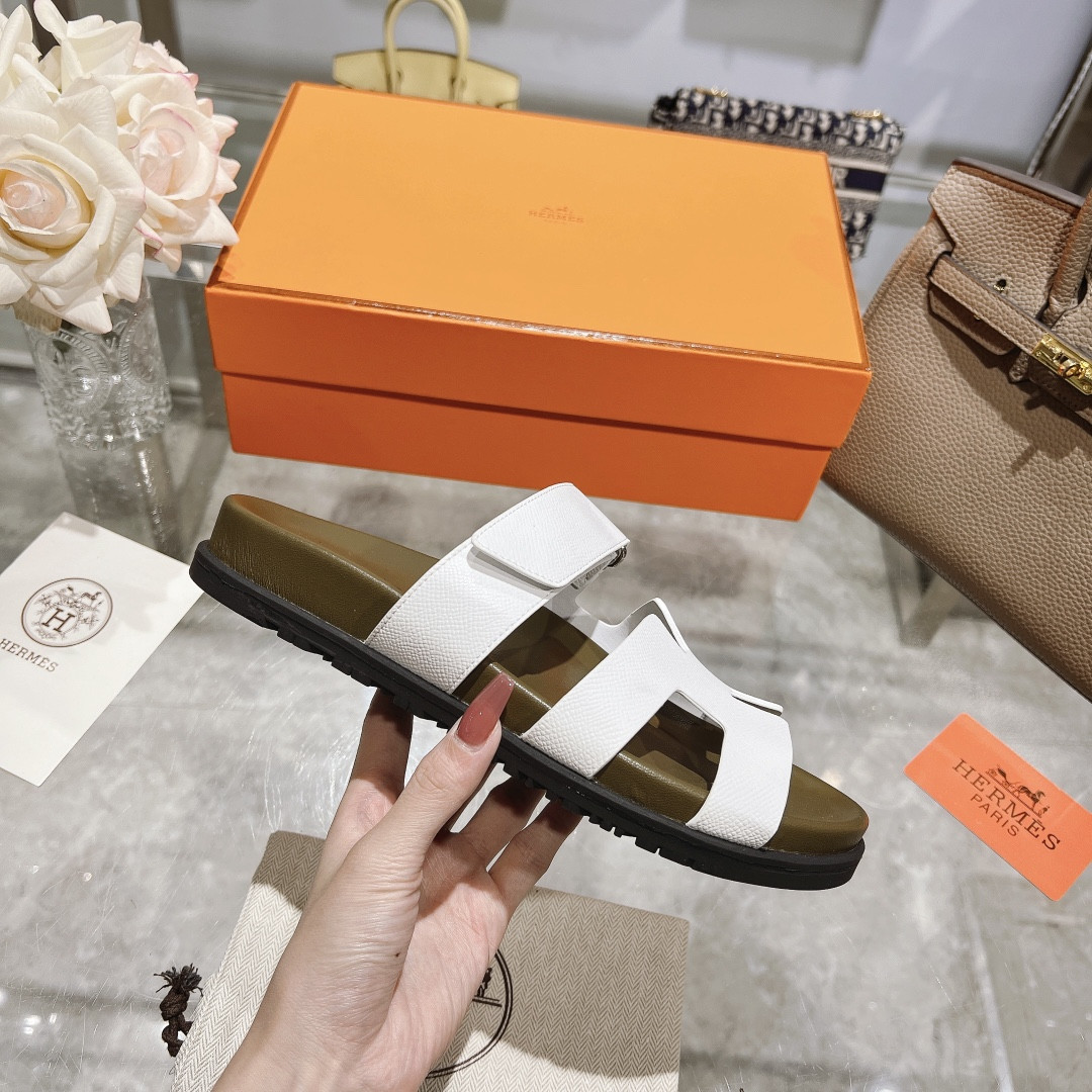 Hermes Chypre Slippers