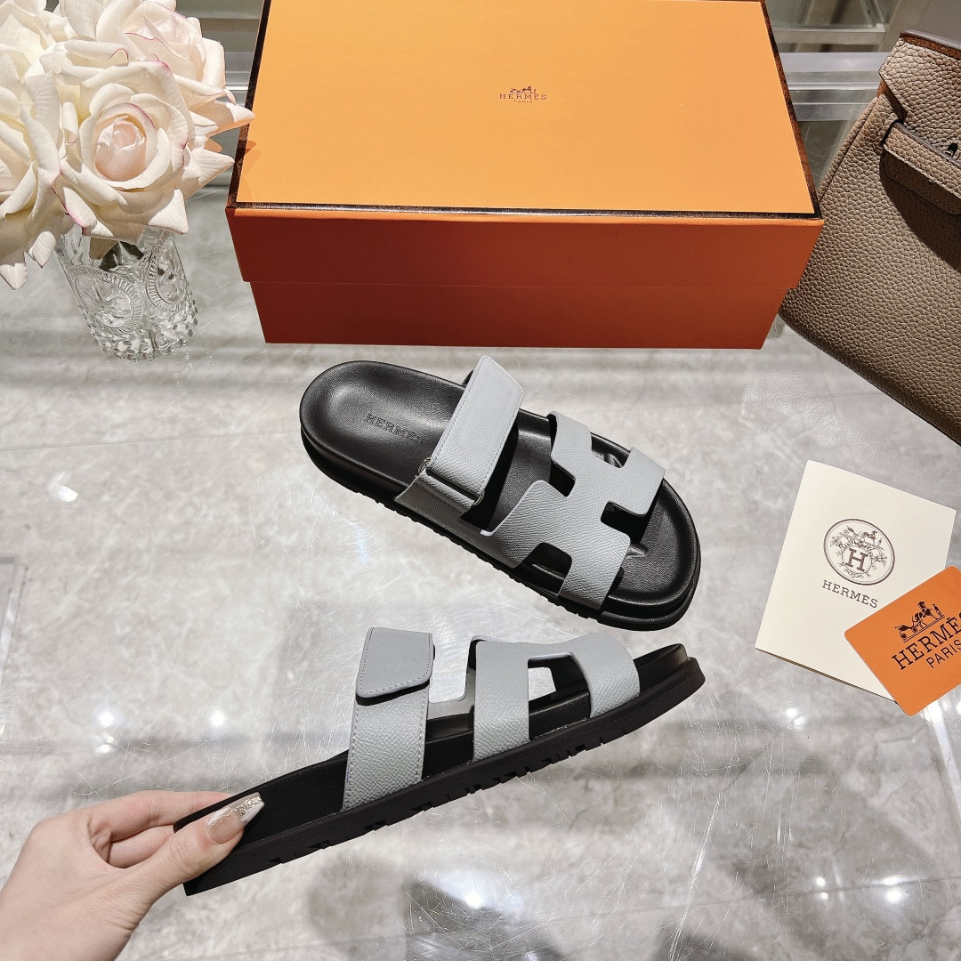 Hermes Chypre Slippers