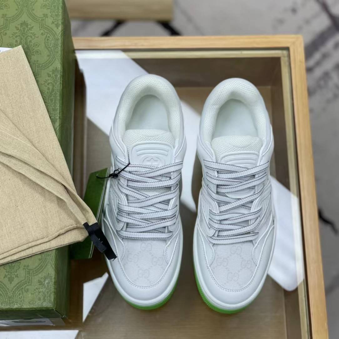 GU*Isneakers Cowhide+Breathable mesh