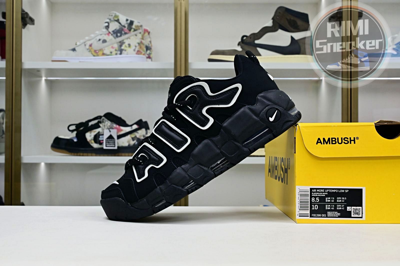 AMBUSH x Nike Air More Uptempo Low"Limestone"