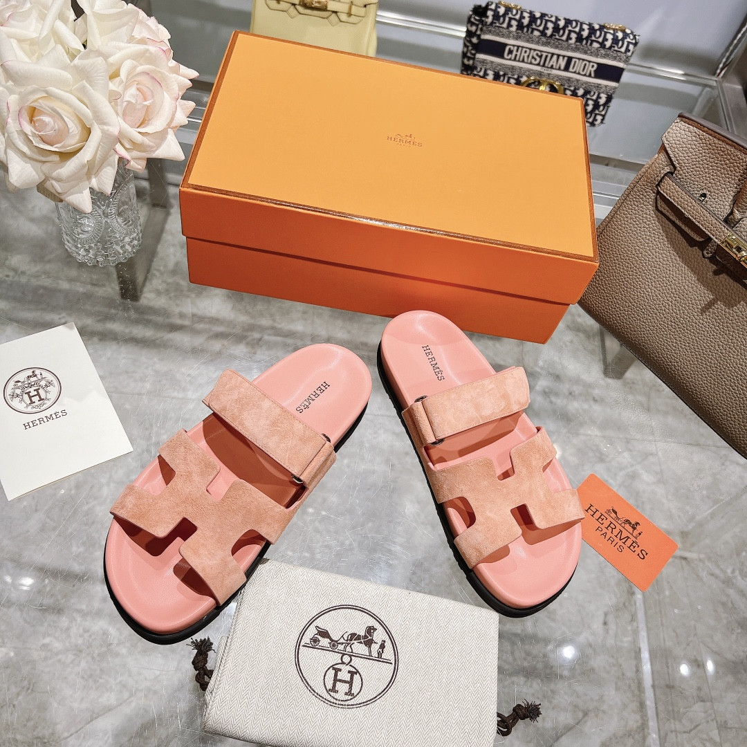 Hermes Chypre Slippers