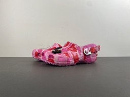 BAPE x Crocs Classic Clog 'ABC Camo pink